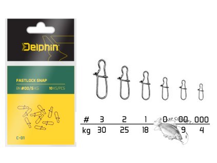 Fastlock Snap C-01/10ks C-01 (Velikost Fastlock Snap C-01/10ks BN/000)