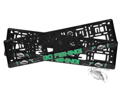 Delphin 3D držák SPZ GoFishing! / 2ks