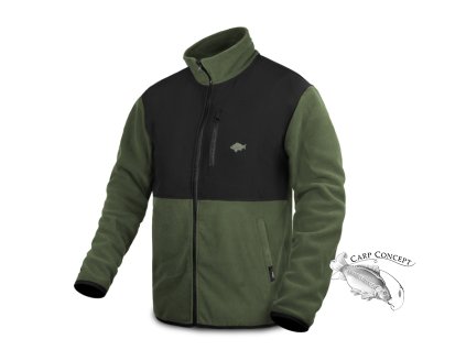 Flísová bunda na zip Delphin TWIN (Velikost Flísová bunda na zip Delphin TWIN S)