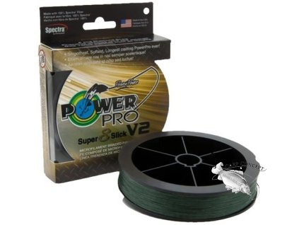 Screenshot 2026 01 05 at 15 34 33 Pletená Šňůra PowerPro Sup 8 Slick V2 Moss Green 135m Tropic Fishing