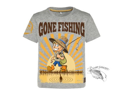 Hotspot Design Tričko Gone Fishing dětské (Varianta 5-6 let)