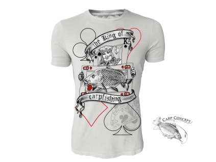 Hotspot Design Tričko King Of Carpfishing (Varianta L)