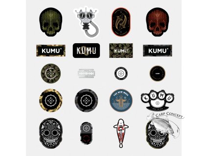 KUMU Balíček 20ks samolepek STICKERBOMB