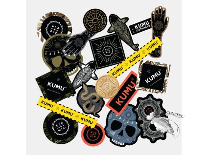 KUMU Balíček 20ks samolepek STICKERBOMB 2