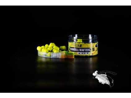 Carp Time G.B.U. DUMBELL WAFTERS SHINY HAPPY BANANA 10x16mm 60g