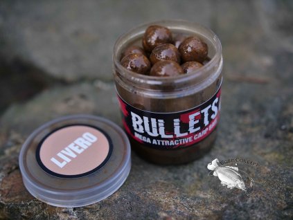 Carp Time G.B.U. BULLETS LIVERO - dipované boilies (Varianta 20mm)