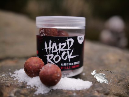 Carp Time G.B.U. HARD ROCK JACK-S 24mm - tvrzené boilies v mořské soli 160g