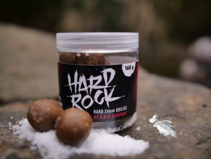 Carp Time G.B.U. HARD ROCK LIVERO 24mm - tvrzené boilies v mořské soli 160g