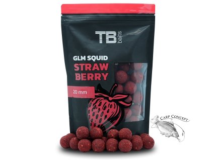 TB Baits Boilie GLM Squid Strawberry (Varianta 250 g 16 mm)