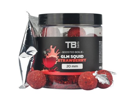 TB Baits Boosterované Boilie Squid Strawberry 120 g (Varianta 16 mm)