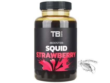 TB Baits Booster Squid Strawberry (Varianta 250 ml)
