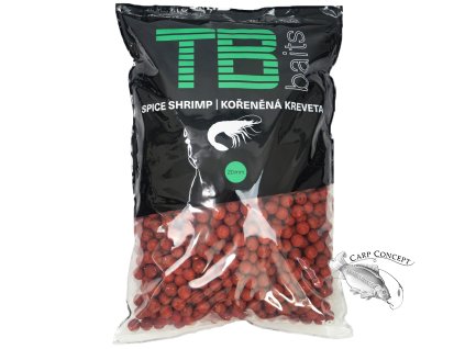 TB Baits Boilie Spice Shrimp (Varianta 10 kg 20 mm)