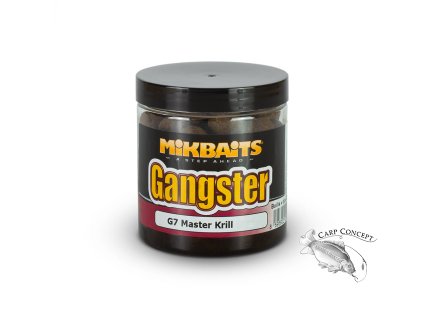 Mikbaits Gangster boilie v dipu 250ml G7 Master Krill (Varianta 16mm)
