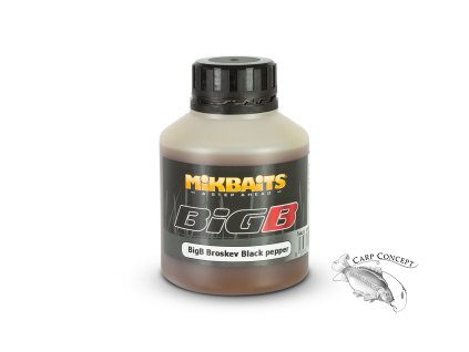 Mikbaits BiG booster 250ml BigB Broskev Black pepper