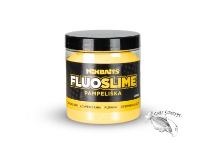 Mikbaits Fluo slime obalovací dip 100g Pampeliška