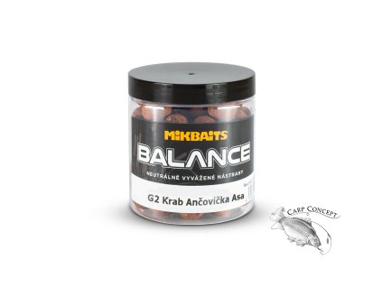 Mikbaits Gangster balance 250ml G2 Krab Ančovička Asa (Varianta 16mm)