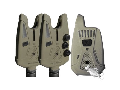 Screenshot 2026 01 27 at 09 56 51 FLACARP Sada signalizátorů X8 příposlech RX8 2 1 Khaki FishMax.cz