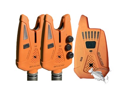 Screenshot 2026 01 27 at 10 14 48 FLACARP Sada signalizátorů X8 příposlech RX8 2 1 Oranžová FishMax.cz