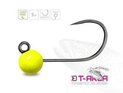 Wolframový jig Delphin T-AREA BL/5ks