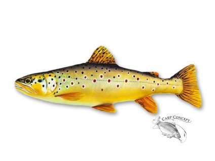 Gaby polštářek ryba - Pstruh potoční obecný 62cm