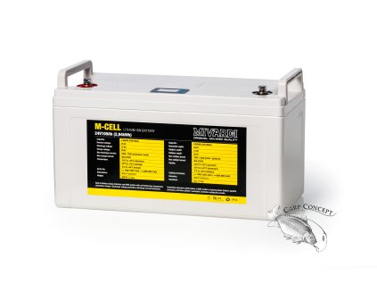 Mivardi Lithiová baterie M-CELL 24V 100Ah + 20A nabíječka