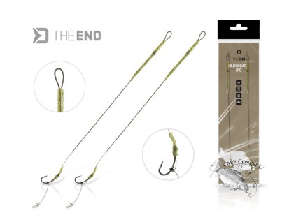 Návazec Delphin TheEND Blow back rig / 2ks (Velikost Návazec Delphin TheEND Blow back rig / 2ks 20cm/25lbs/#8)