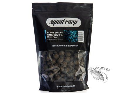 Active Boilies ANCHOVY+ (Varianta Active Boilies Achovy+ 1kg 20mm)