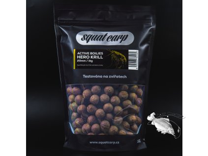 Active Boilies HERO KRILL (Varianta Active Boilies Hero Krill 1kg 20mm)