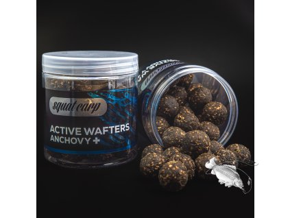 Active Wafters Anchovy+ - rozpustné neutrálně vyvážené boilies (Varianta Active Wafters Anchovy+ 18mm)