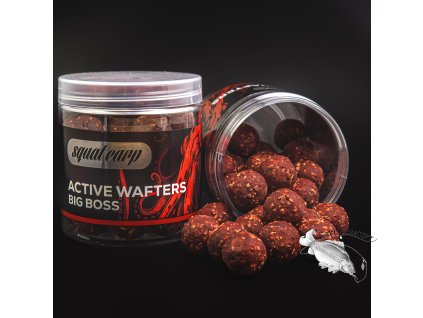 Active Wafters Big Boss - rozpustné neutrálně vyvážené boilies (Varianta Active Wafters Big Boss 18mm)