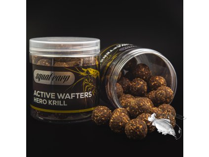 Active Wafters Hero Krill - rozpustné neutrálně vyvážené boilies (Varianta Active Wafters Hero Krill 18mm)