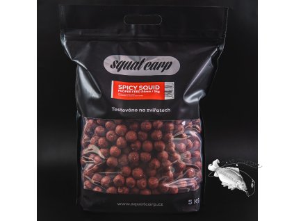 Boilies PROPER FEED (Varianta Proper Feed Spicy Squid 5kg 20mm)