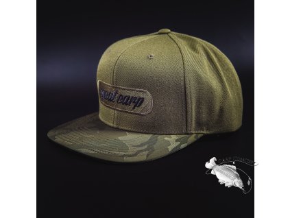 595 ksiltovka squat carp snapback camo green