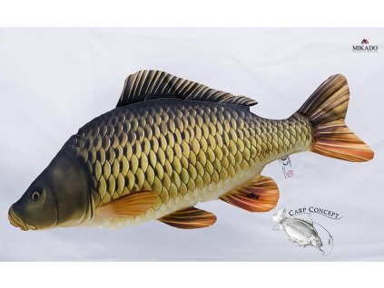 Gaby polštářek ryba - Kapr šupináč - 64 cm