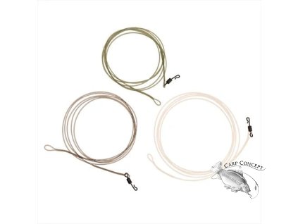 Rychle potápivý návazce Gardner Covert Fused Loop Leaders 1m (Varianta Silt (hnědý))