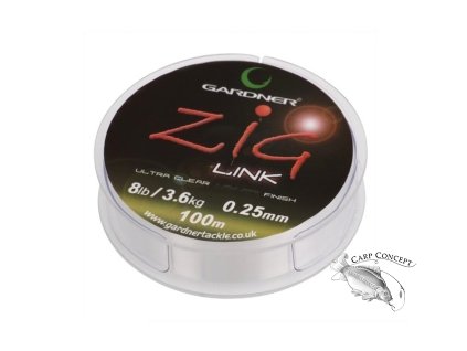 Vlasec Gardner Zig Link Clear 100m (Varianta 0,28mm/4,5kg (10lb))