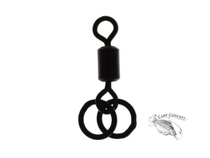 Gardner Obratlík s dvěma kroužky Dual Ring Swivels, vel.8, 10ks