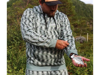 Mikina FISHMACHINE Active casting (Velikost L)
