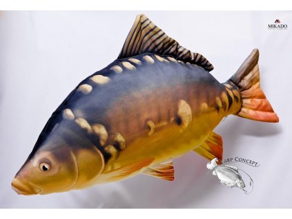 Gaby polštářek ryba - Kapr Giant lysec 90cm