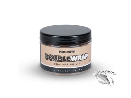 Mikbaits ManiaQ Double Wrap boilie 500ml Slaneček (Varianta Mikbaits ManiaQ Double Wrap boilie 500ml Slaneček 20mm)