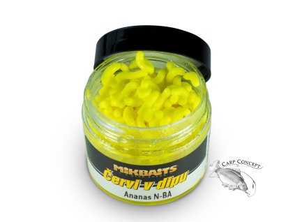 Mikbaits Červi v dipu 50ml (Varianta Mikbaits Červi v dipu 50ml Ananas N-BA)