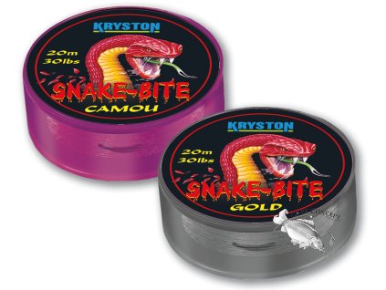 Kryston potahované šňůrky Snake Bite Camou 20m (Varianta Kryston potahované šňůrky Snake Bite Camou 20m 20lb)