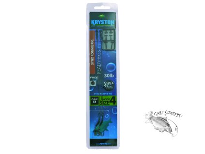Kryston hotové návazce 2ks Synx Ronnie Rig (Varianta Kryston hotové návazce 2ks Synx Ronnie Rig 20lb háček č. 4)