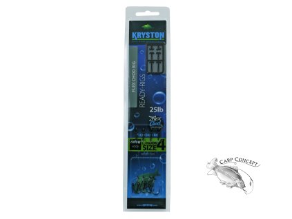 Kryston hotové návazce 4ks Flex Chod Rig Long (Varianta Kryston hotové návazce 4ks Flex Chod Rig Long 15lb háček č. 4)