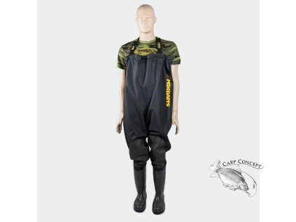 Mikbaits brodící kalhoty Prsačky Mikbaits Junior Slim Fit Black (Varianta Mikbaits brodící kalhoty Prsačky Mikbaits Junior Slim Fit Black 38)