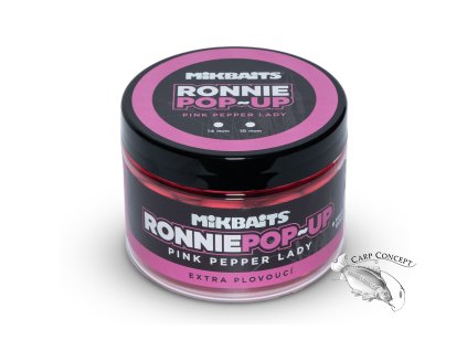 Mikbaits Ronnie pop-up 150ml Pink Pepper Lady (Varianta Mikbaits Ronnie pop-up 150ml Pink Pepper Lady 14mm)