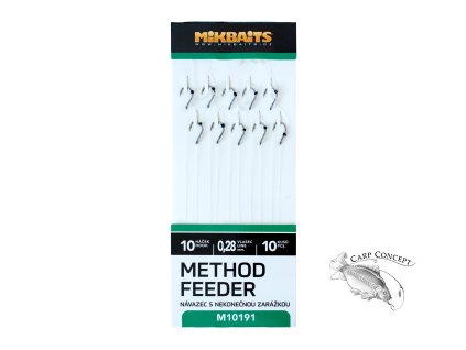 Mikbaits Method Feeder Návazce s nekonečnou zarážkou 10ks (Varianta Mikbaits Method Feeder Návazce s nekonečnou zarážkou 10ks č.4)