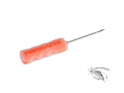 Mikbaits Boilie jehla Hard GLOW oranžová se zobáčkem svítící