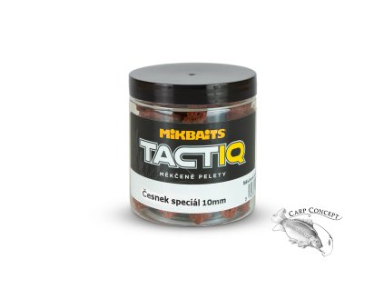 Mikbaits TactiQ měkčené pelety 250ml Česnek speciál (Varianta Mikbaits TactiQ měkčené pelety 250ml Česnek speciál 10mm)