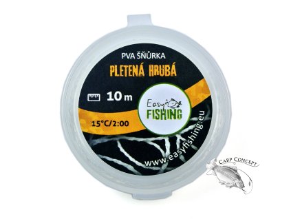 EasyFISHING PVA šňůrka silnější pletená hrubá 10m